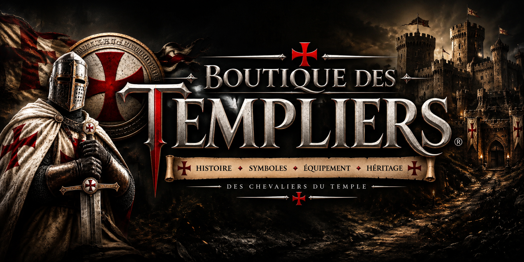 Boutique des Templiers — Histoire, symboles, équipement et héritage des chevaliers du Temple