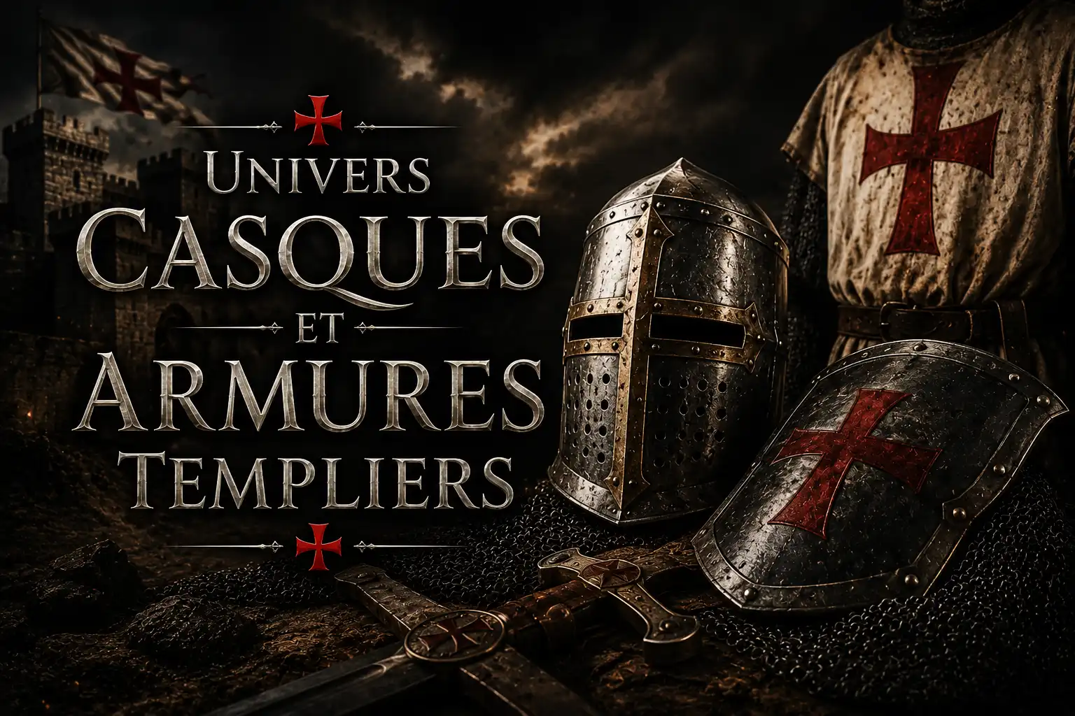 Univers Casques et armures templiers